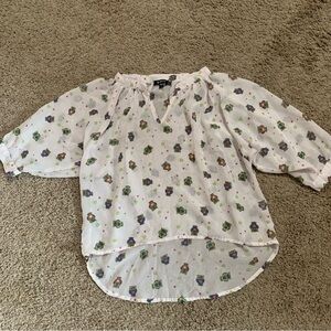 Zunie Sheer Owl Blouse 7